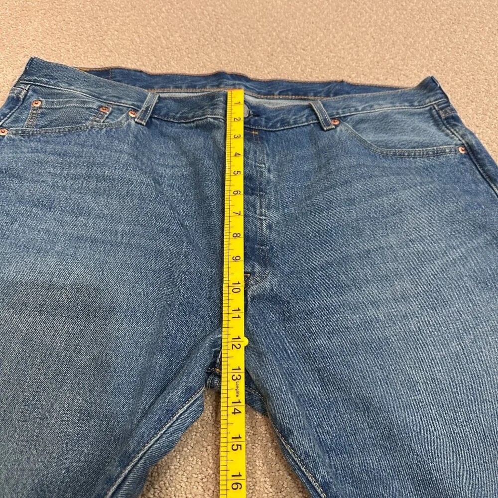 Levi's Jeans 501 Straight Button Fly Medium Classic Iconic Size 42 #00501-3306